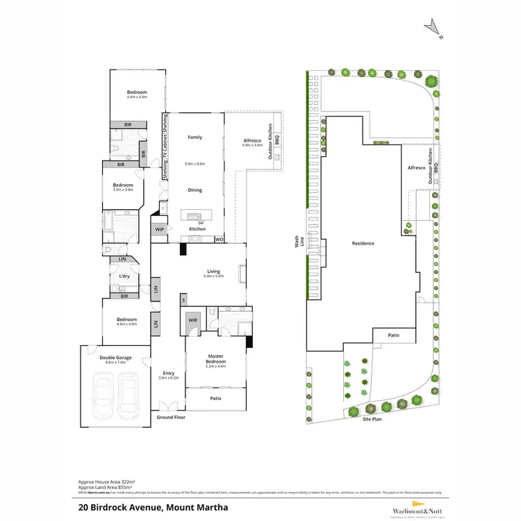 Floorplan of Homely house listing, 20 Birdrock Avenue, Mount Martha VIC 3934