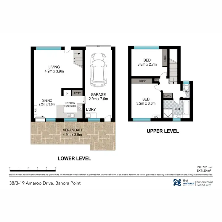 Floorplan of Homely townhouse listing, 38/3-19 Amaroo Drive, Banora Point NSW 2486