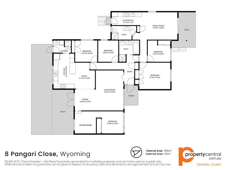 Floorplan of Homely house listing, 8 Pangari Close, Wyoming NSW 2250