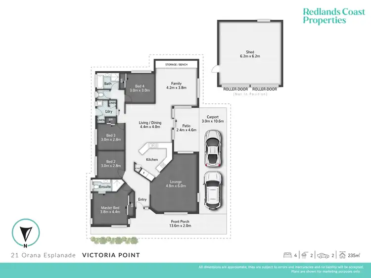Floorplan of Homely house listing, 21 Orana Esplanade, Victoria Point QLD 4165