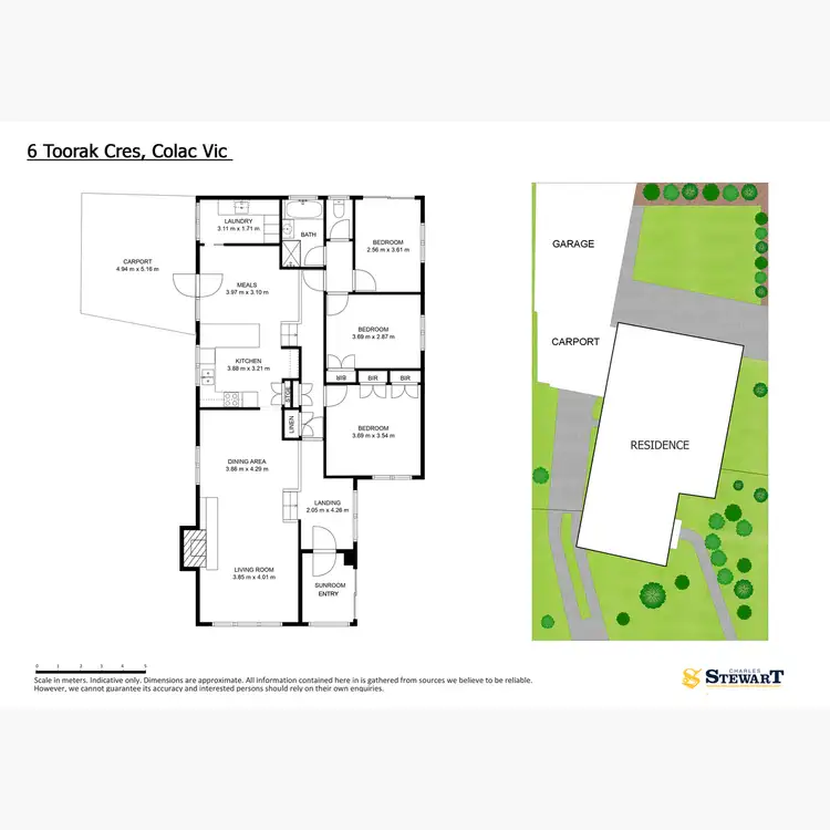 Floorplan of Homely house listing, 6 Toorak Crescent, Colac VIC 3250