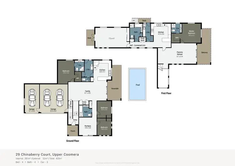 Floorplan of Homely house listing, 29 Chinaberry Crescent, Upper Coomera QLD 4209