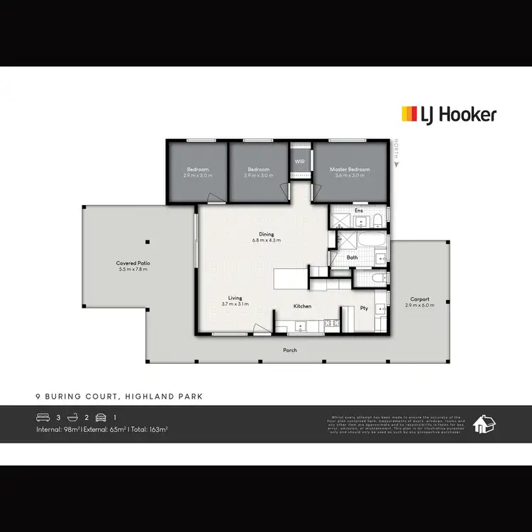 Floorplan of Homely house listing, 9 Buring Court, Highland Park QLD 4211