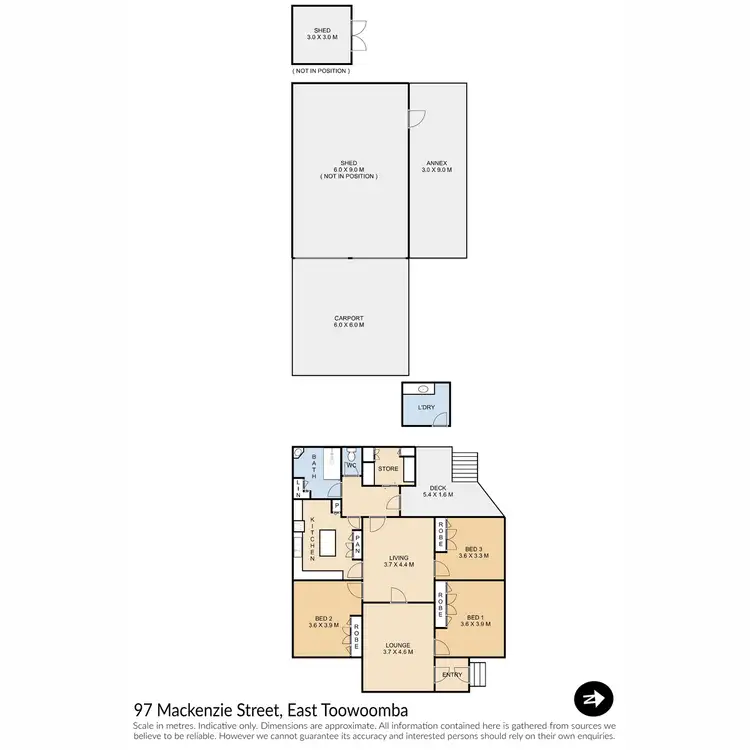 Floorplan of Homely house listing, 97 Mackenzie Street, East Toowoomba QLD 4350