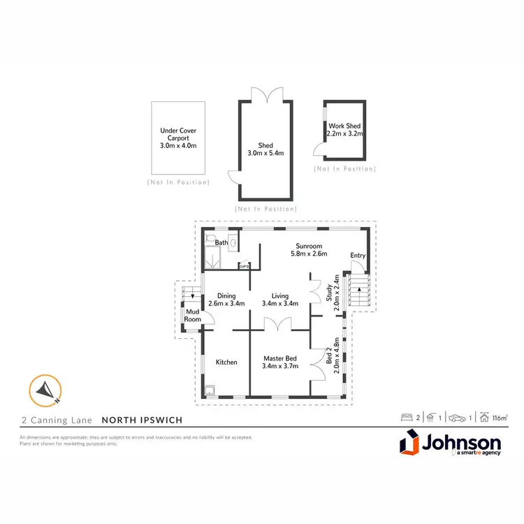 Floorplan of Homely house listing, 2 Canning Lane, North Ipswich QLD 4305