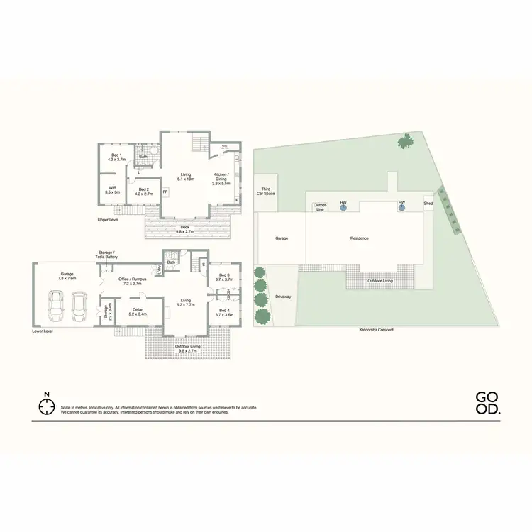 Floorplan of Homely house listing, 19 Katoomba Crescent, Prince Henry Heights QLD 4350