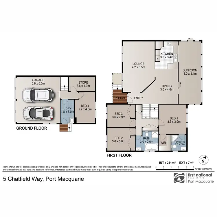 Floorplan of Homely house listing, 5 Chatfield Way, Port Macquarie NSW 2444