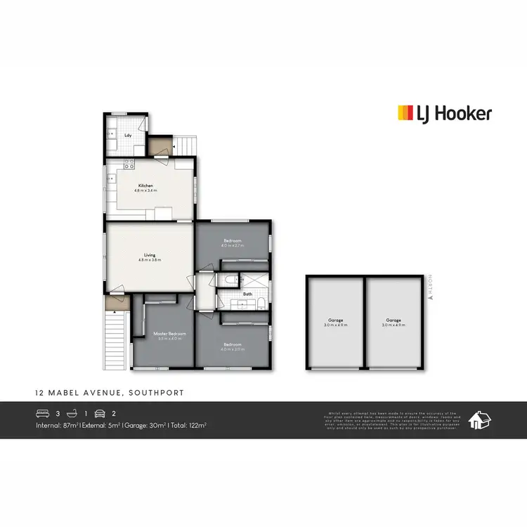 Floorplan of Homely house listing, 12 Mabel Avenue, Southport QLD 4215