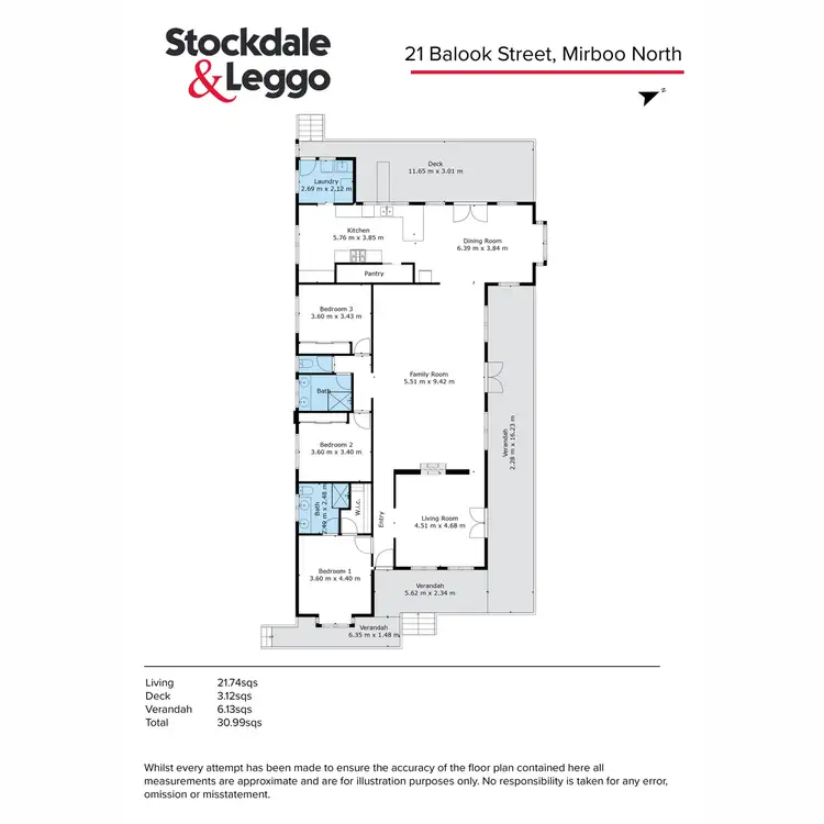 Floorplan of Homely rural property listing, 21 Balook Street, Mirboo North VIC 3871