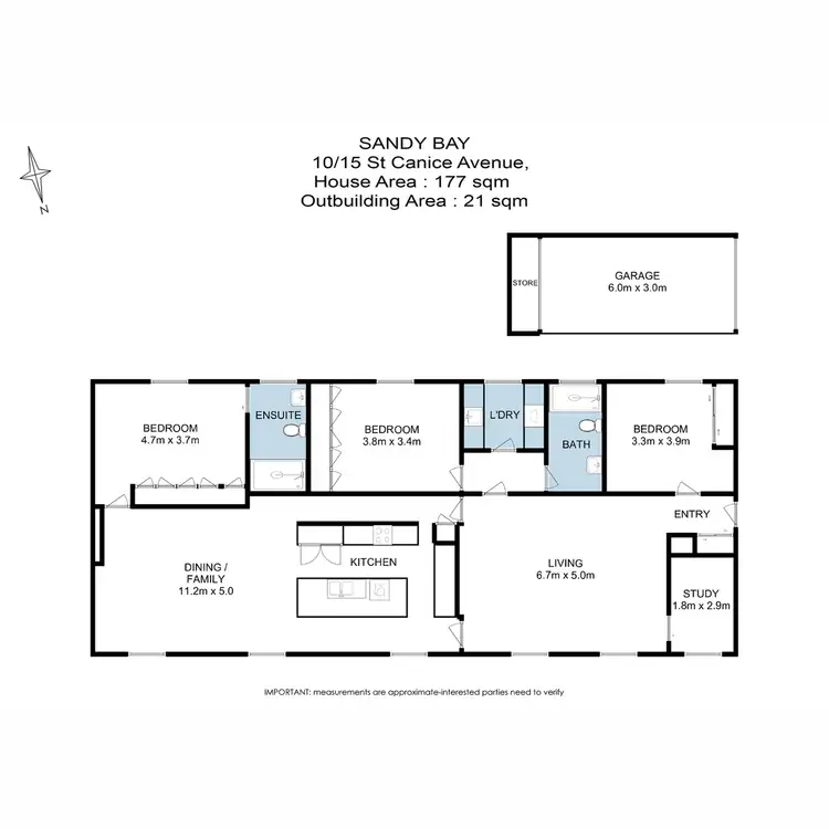 Floorplan of Homely retirement listing, 10/15 St Canice Avenue, Sandy Bay TAS 7005