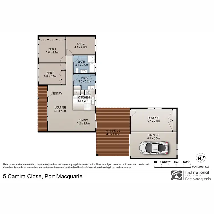 Floorplan of Homely house listing, 5 Camira Close, Port Macquarie NSW 2444