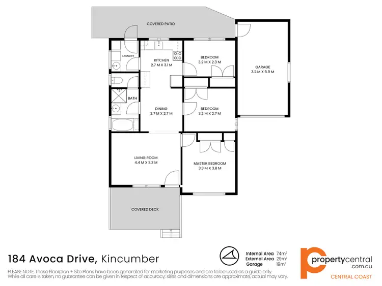 Floorplan of Homely house listing, 184 Avoca Drive, Kincumber NSW 2251
