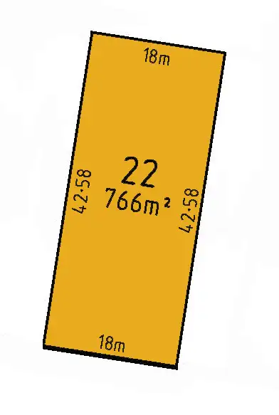 Floorplan of Homely land listing, LOT 22 Snow Gum Road, Heyfield VIC 3858