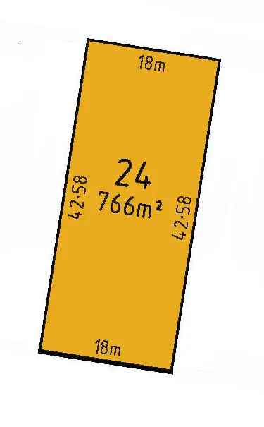 Floorplan of Homely land listing, LOT 24 Snow Gum Road, Heyfield VIC 3858
