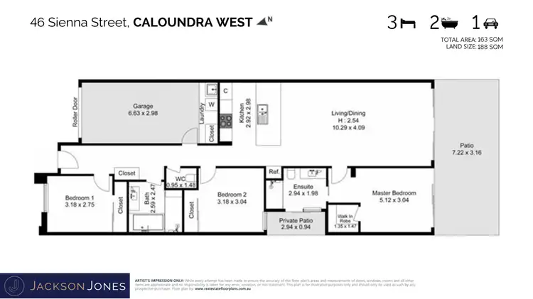Floorplan of Homely house listing, 46 Sienna Street, Caloundra West QLD 4551