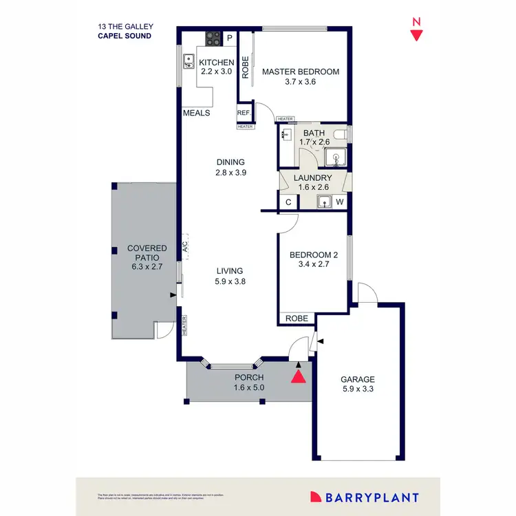 Floorplan of Homely house listing, 13 The Galley, Capel Sound VIC 3940