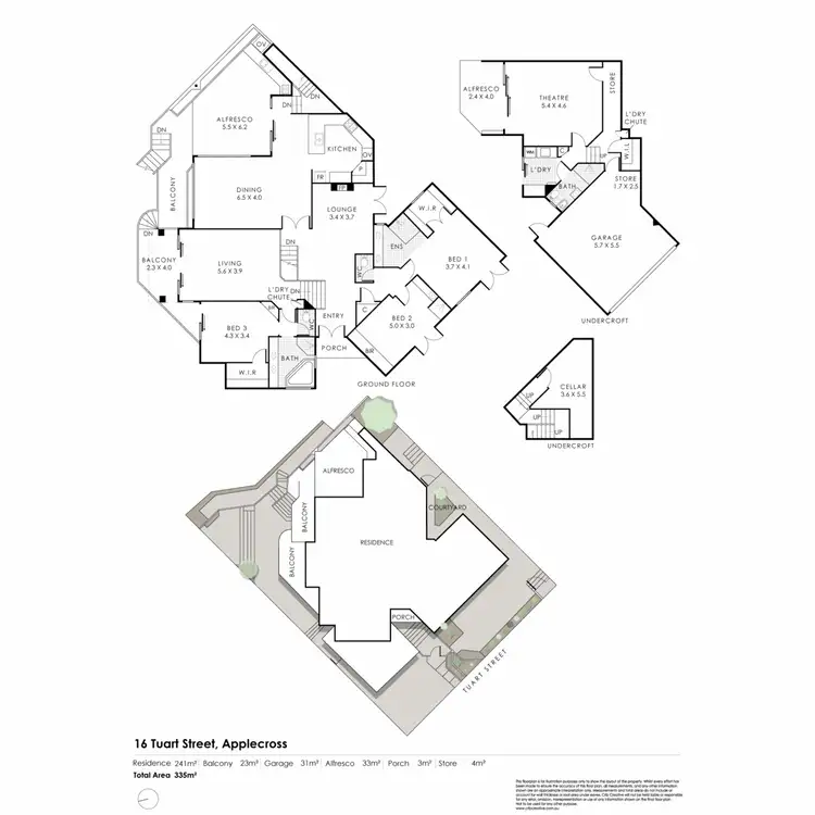 Floorplan of Homely house listing, 16 Tuart Street, Applecross WA 6153
