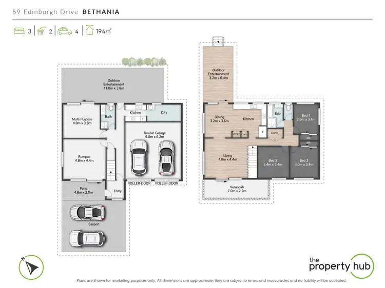 Floorplan of Homely house listing, 59 Edinburgh Drive, Bethania QLD 4205
