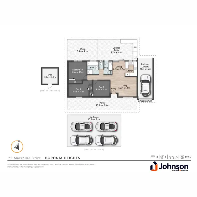 Floorplan of Homely house listing, 25 Mackellar Drive, Boronia Heights QLD 4124