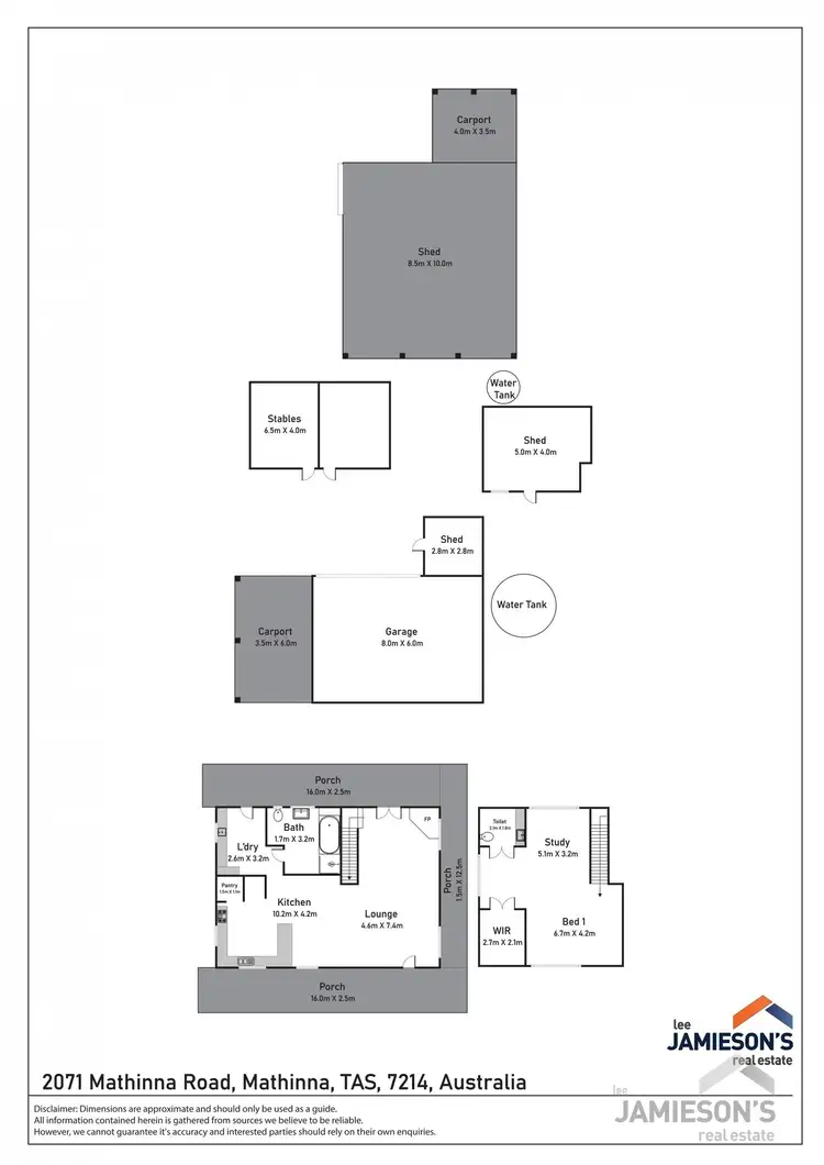 Floorplan of Homely rural property listing, 2071 Mathinna Road, Mathinna TAS 7214