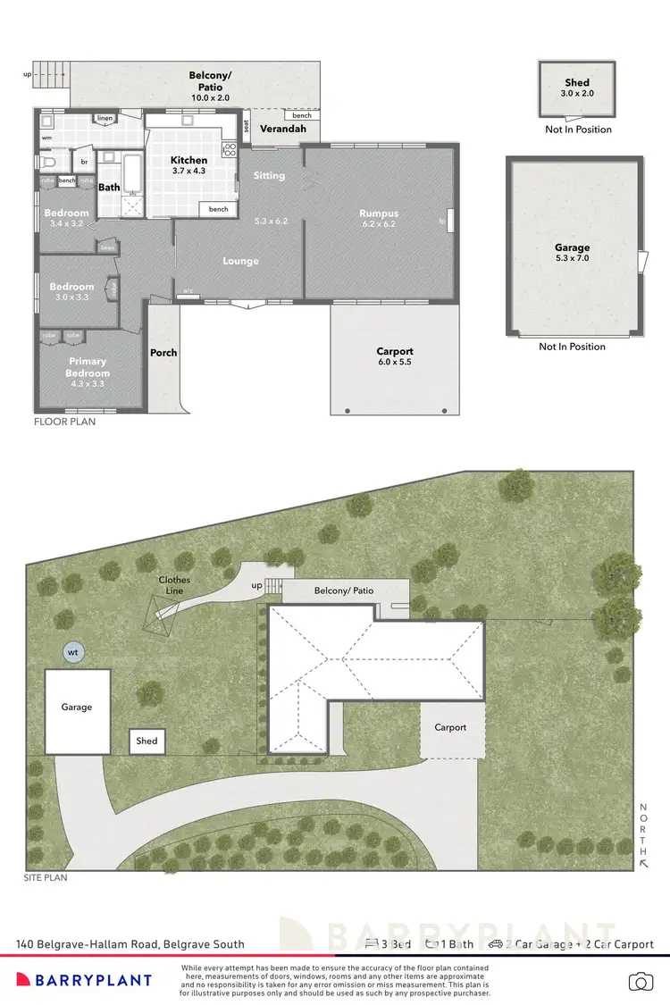 Floorplan of Homely house listing, 140 Belgrave Hallam Road, Belgrave South VIC 3160