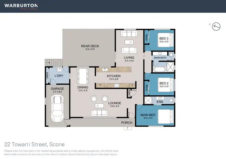 Floorplan of Homely house listing, 22 Towarri Street, Scone NSW 2337