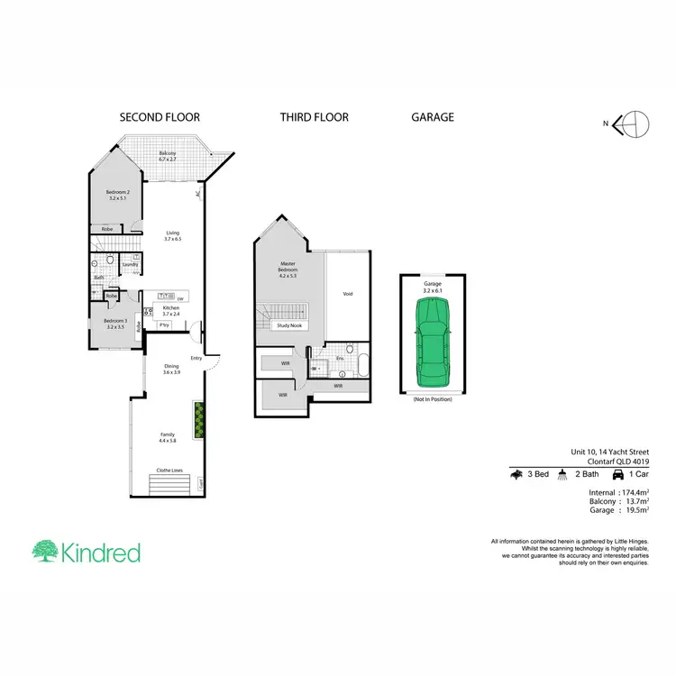 Floorplan of Homely apartment listing, 10/14 Yacht Street, Clontarf QLD 4019