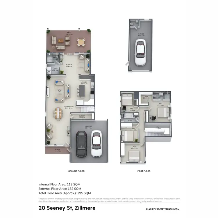 Floorplan of Homely house listing, 20 Seeney Street, Zillmere QLD 4034