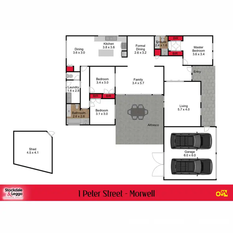 Floorplan of Homely house listing, 1 Peter Street, Morwell VIC 3840