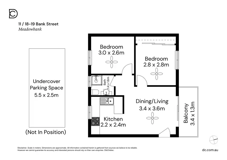 Floorplan of Homely apartment listing, 11/18-19 Bank Street, Meadowbank NSW 2114