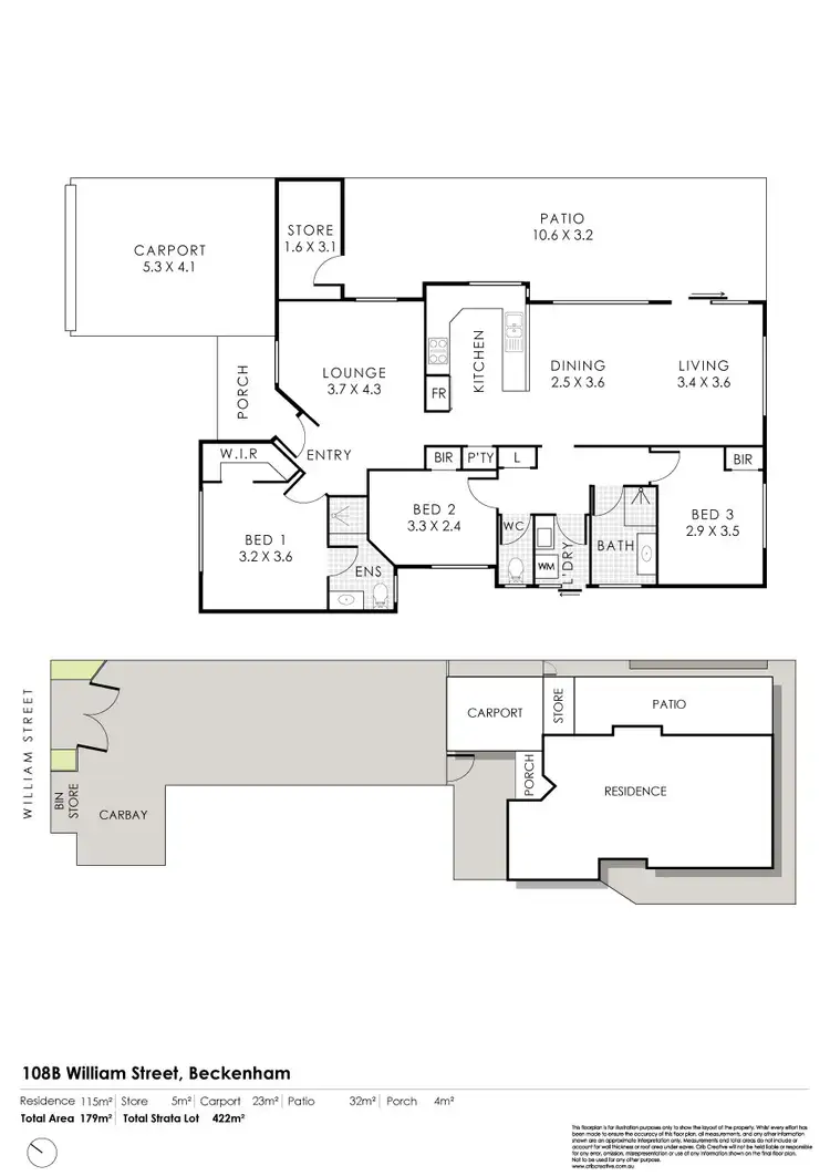 Floorplan of Homely house listing, 108B William Street, Beckenham WA 6107