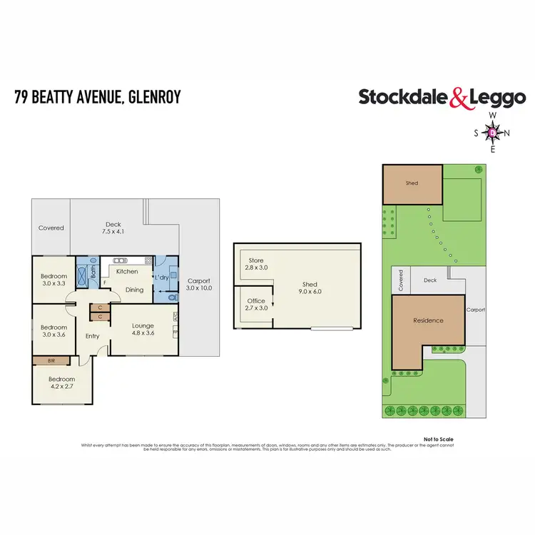 Floorplan of Homely house listing, 79 Beatty Avenue, Glenroy VIC 3046
