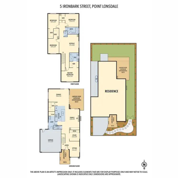 Floorplan of Homely house listing, 5 Ironbark Street, Point Lonsdale VIC 3225