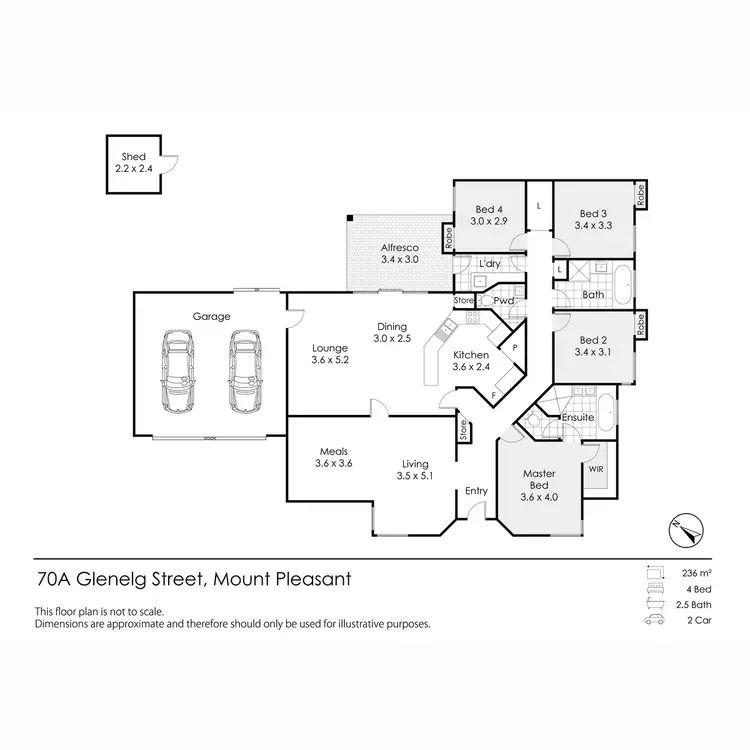 Floorplan of Homely house listing, 70A Glenelg Street, Mount Pleasant WA 6153