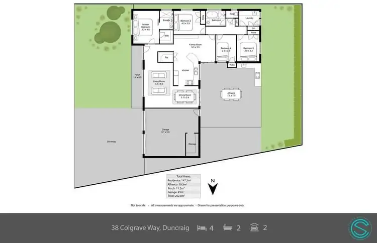 Floorplan of Homely house listing, 38 Colgrave Way, Duncraig WA 6023