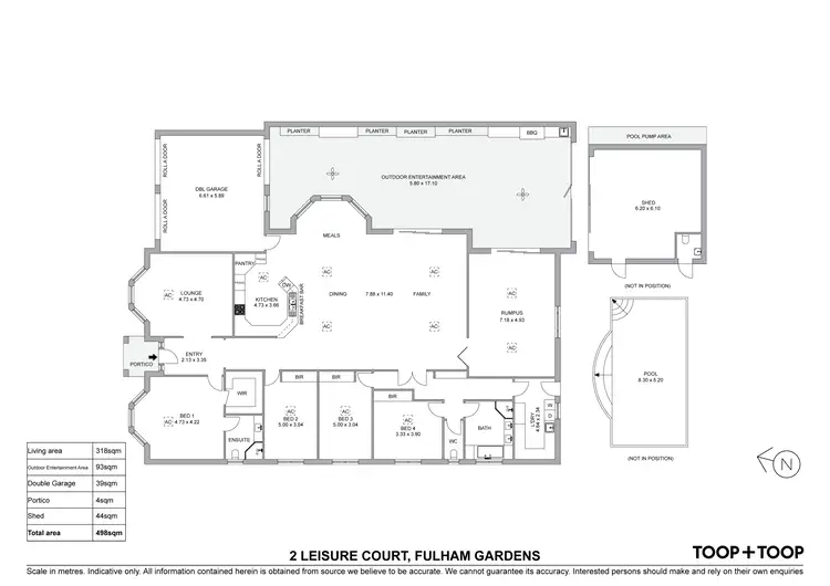 Floorplan of Homely house listing, 2 Leisure Court, Fulham Gardens SA 5024