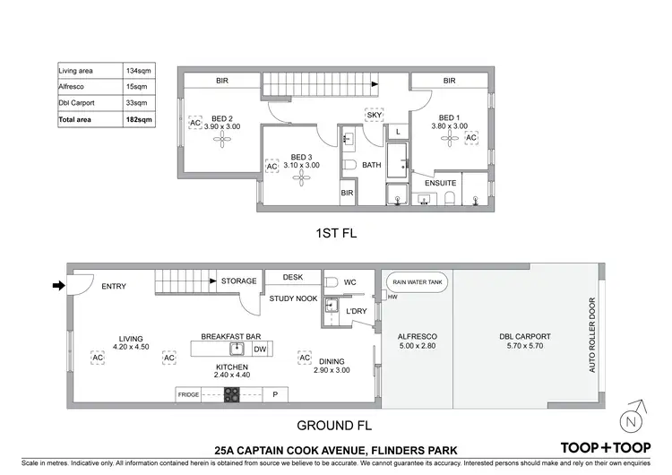 Floorplan of Homely house listing, 25A Captain Cook Avenue, Flinders Park SA 5025
