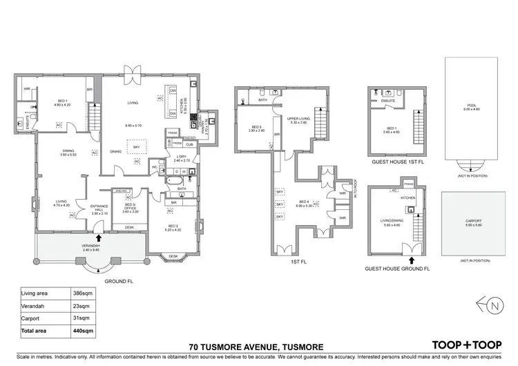 Floorplan of Homely house listing, 70 Tusmore Avenue, Tusmore SA 5065