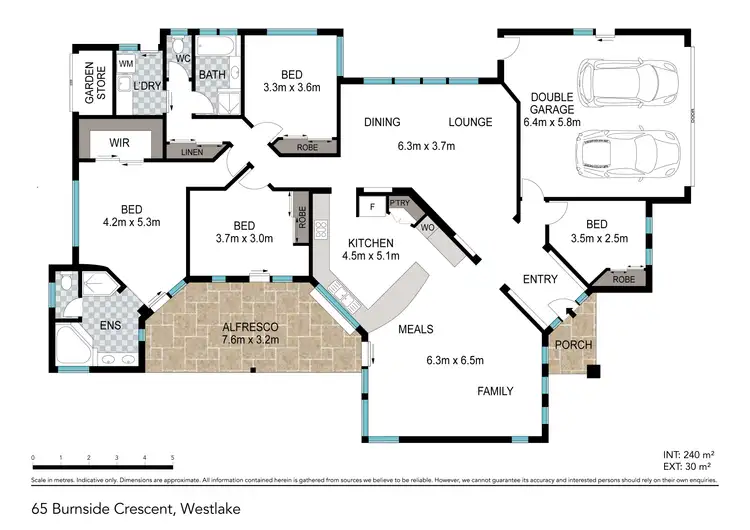 Floorplan of Homely house listing, 65 Burnside Crescent, Westlake QLD 4074