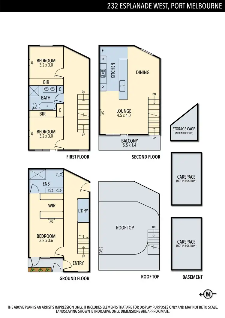 Floorplan of Homely house listing, 232 Esplanade West, Port Melbourne VIC 3207
