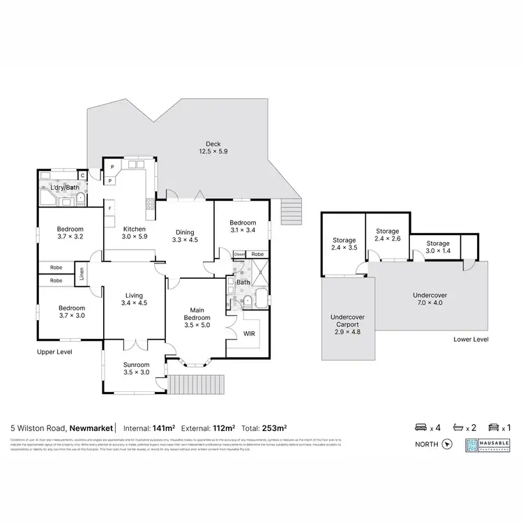 Floorplan of Homely house listing, 5 Wilston Road, Newmarket QLD 4051