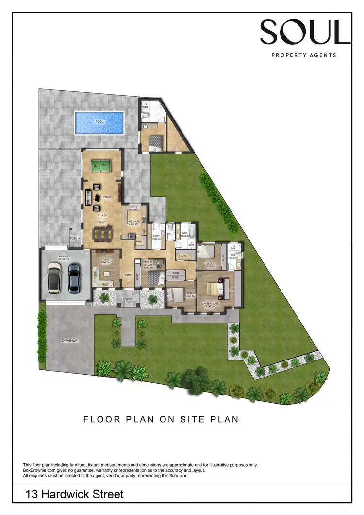 Floorplan of Homely house listing, 13 Hardwick Street, Griffith NSW 2680
