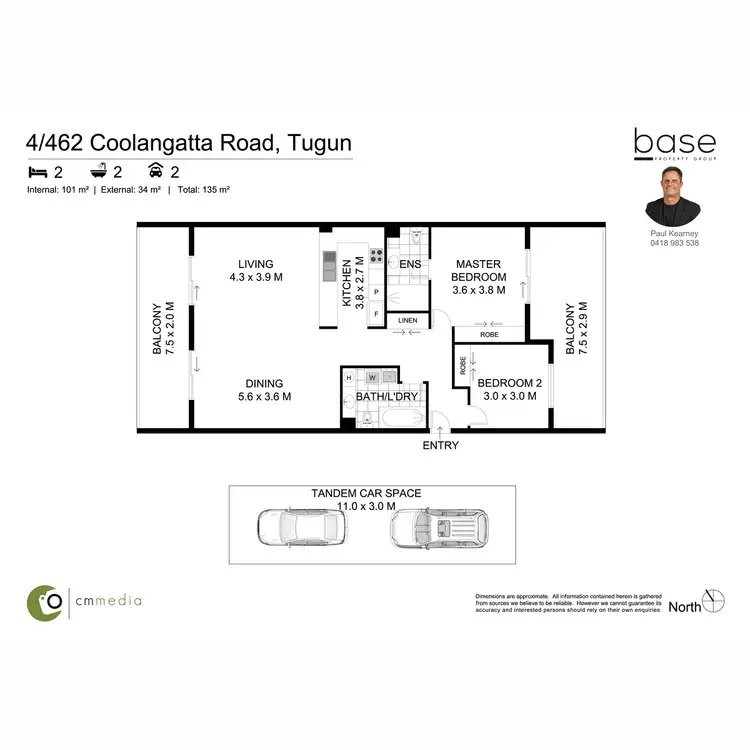 Floorplan of Homely apartment listing, 4/462 Coolangatta Road, Tugun QLD 4224