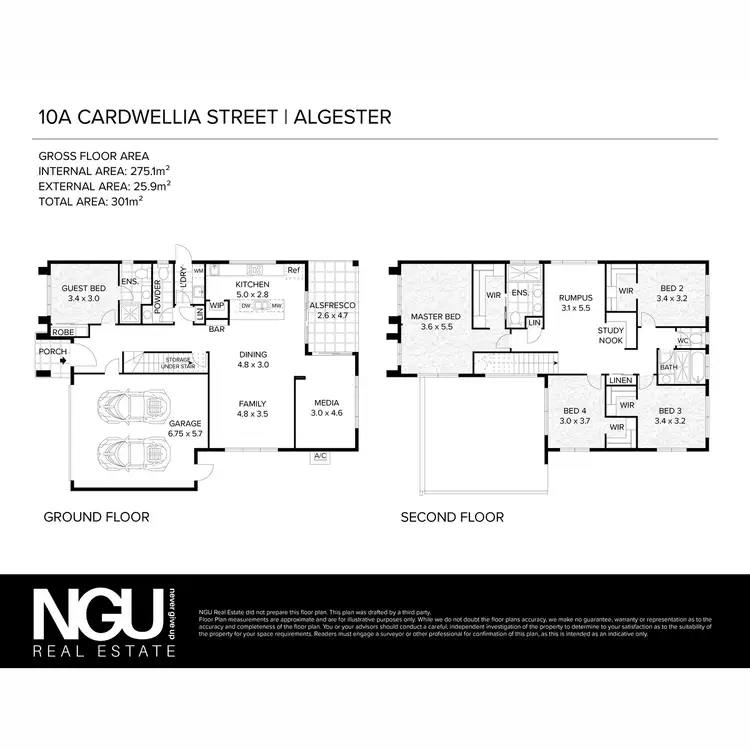 Floorplan of Homely house listing, 10A Cardwellia Street, Algester QLD 4115