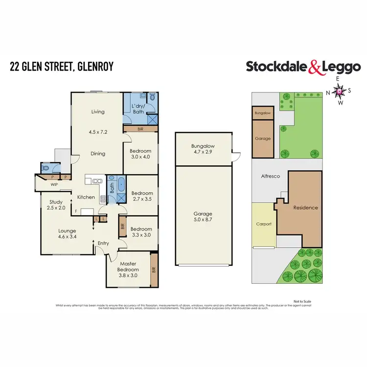 Floorplan of Homely house listing, 22 Glen Street, Glenroy VIC 3046