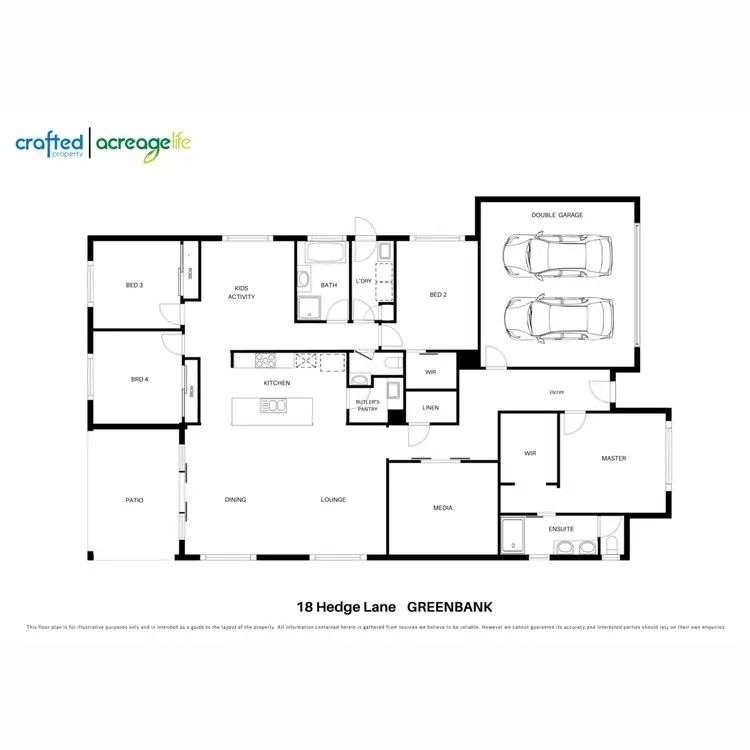 Floorplan of Homely house listing, 18 Hedge Lane, Greenbank QLD 4124