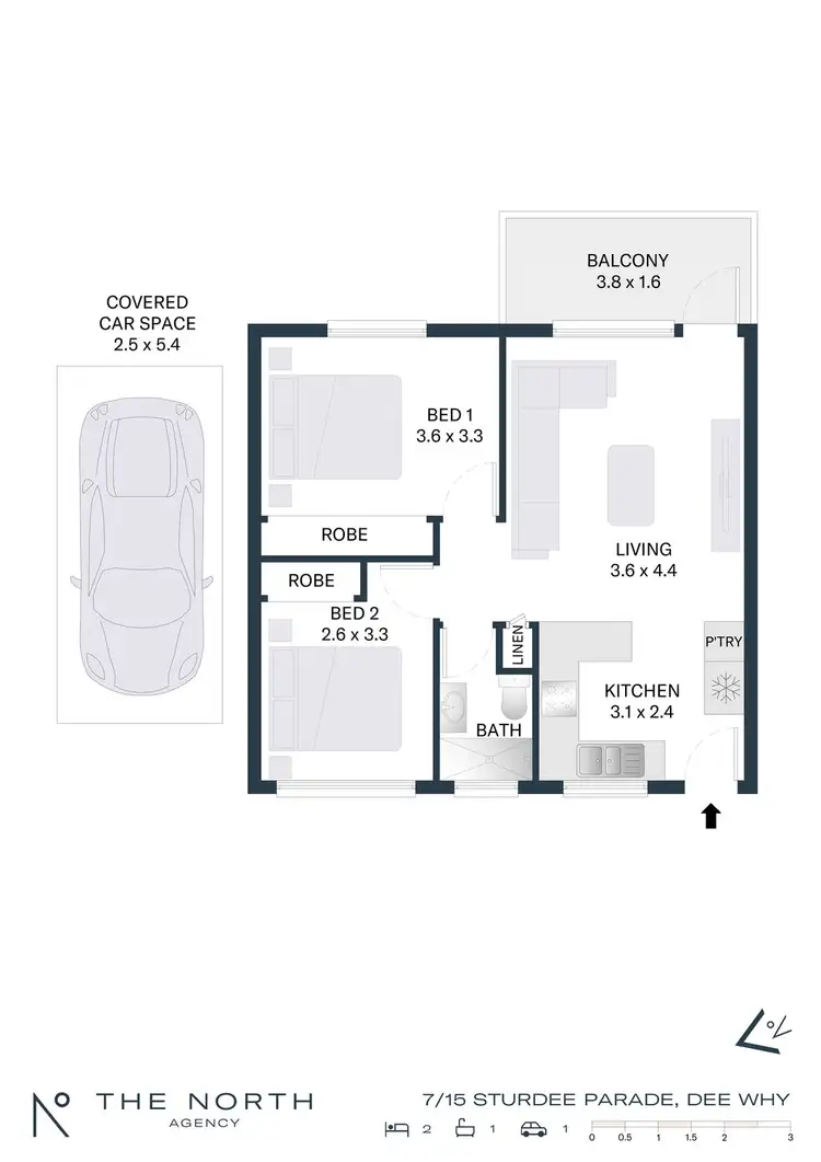 Floorplan of Homely apartment listing, 7/15 Sturdee Parade, Dee Why NSW 2099