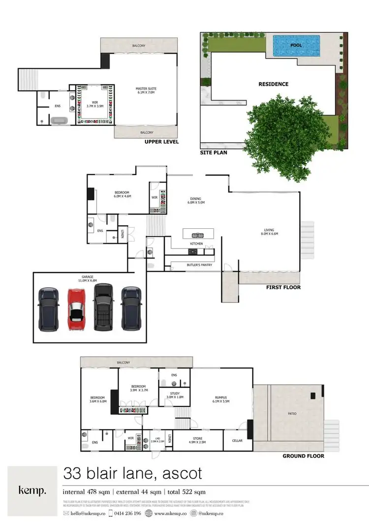 Floorplan of Homely house listing, 33 Blair Lane, Ascot QLD 4007
