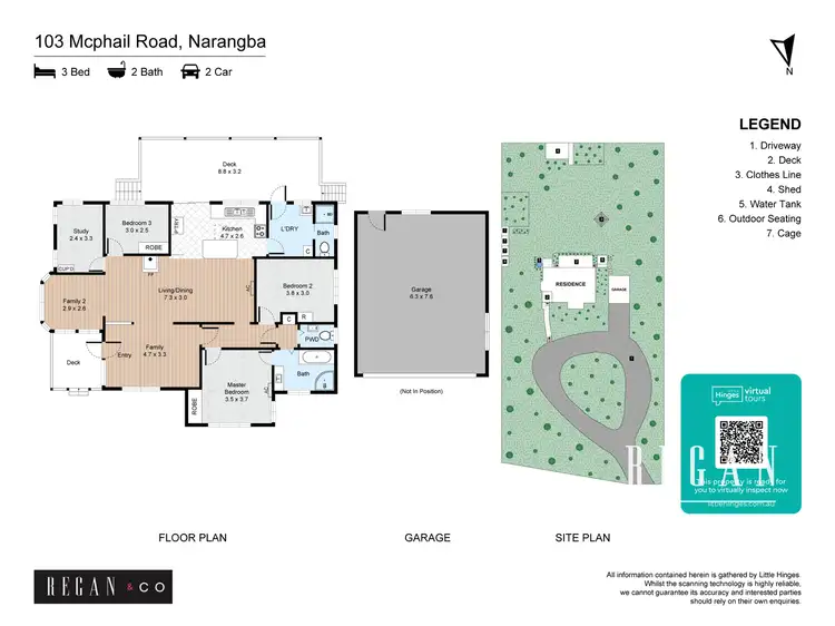 Floorplan of Homely rural property listing, 103 McPhail Road, Narangba QLD 4504