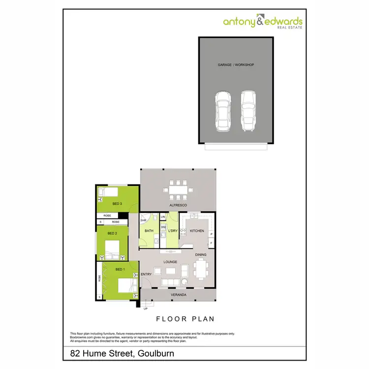 Floorplan of Homely house listing, 82 Hume Street, Goulburn NSW 2580